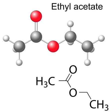 molecula acetato de etila